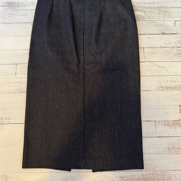 Urban Renewal Blue  Midi Pencil Skirt with Slit for Work - Picture 1 of 5